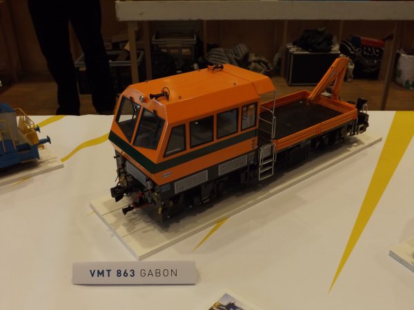 Draisine de chantier caténaire une VMT 863 (Gabon)