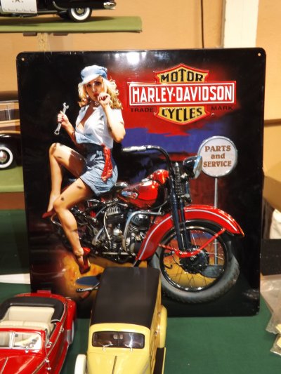 Plaque vintage Harley Davidson