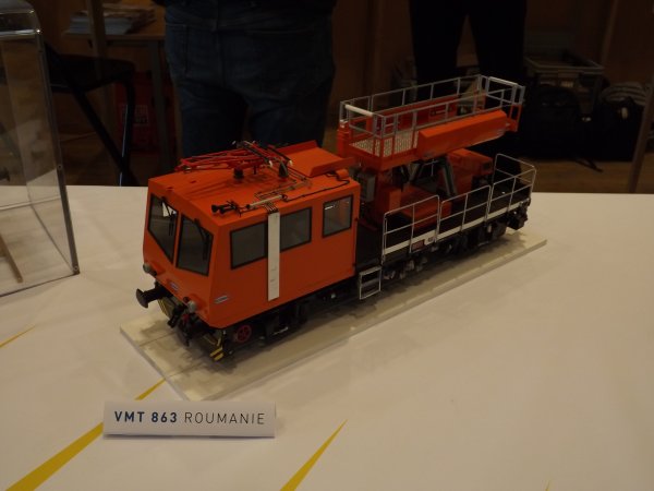 Véhicule ferroviaire de maintenance une VMT 863 (Roumanie)