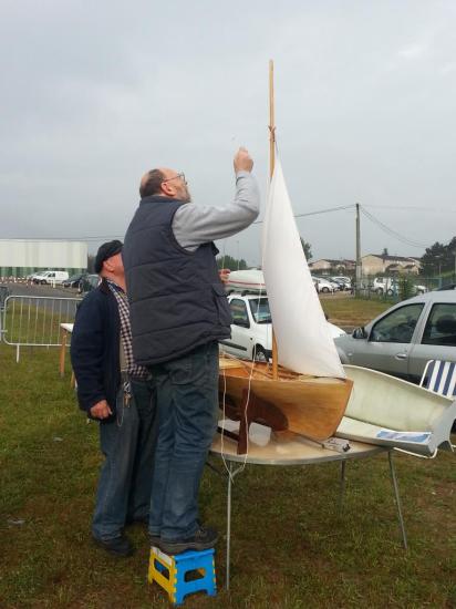 Installation de la voile