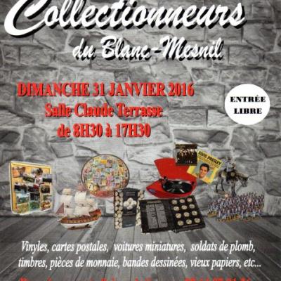 1er Salon des Collectionneurs à Blanc Mesnil (Février 2016)