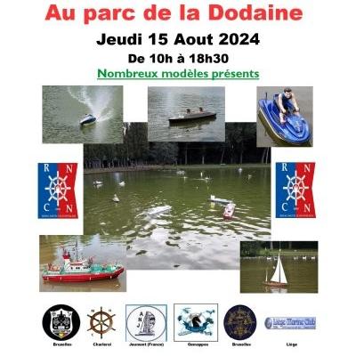 Rencontre Interclubs de Maquettes Navigantes au Parc de la Dodaine à Nivelles (Belgique) - (Août 2024)