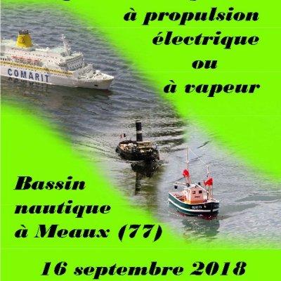 Concours Amical de Maquettes Navigantes à vapeur ou électrique à Meaux - (Septembre 2018)