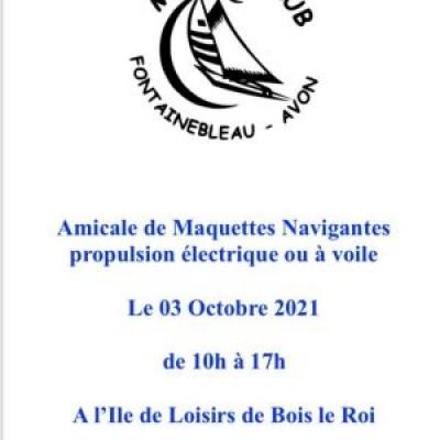 Amicale de Maquettes Navigantes à Bois le Roi - (Octobre 2021)