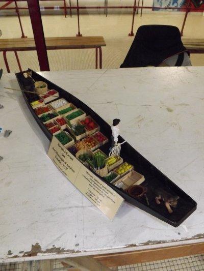 Barque à cornet des hortillonnages d'Amiens