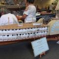Bateau à roue latérale américain de 1822 le 