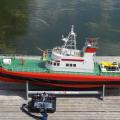 Bateau allemand d'intervention de pompier le 