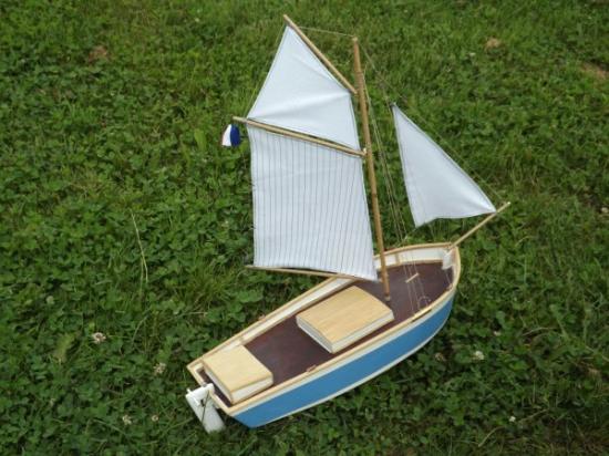 Belle petite maquette présente pour des essais de navigation