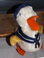 Canard jouet mécanique des années 50