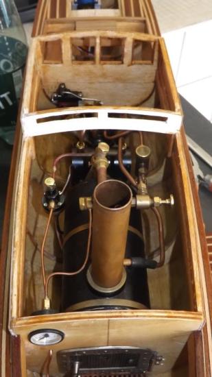 Chaudière d'une chaloupe