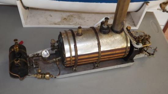 Chaudière de la chaloupe la Rose