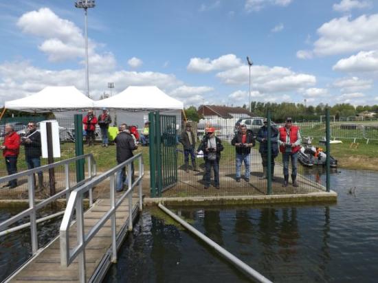 Concentration des pilotes avant le signal de départ