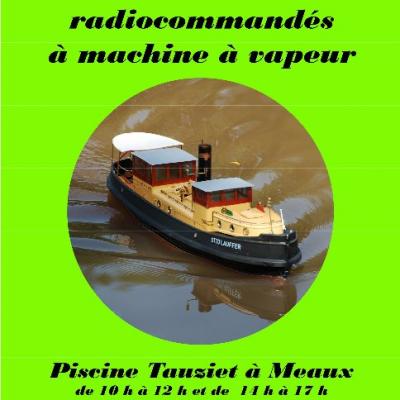 Concours de Modèles RC navigants à vapeur à Meaux (Février 2018)