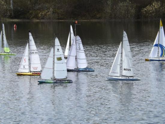 Départ d'une régate