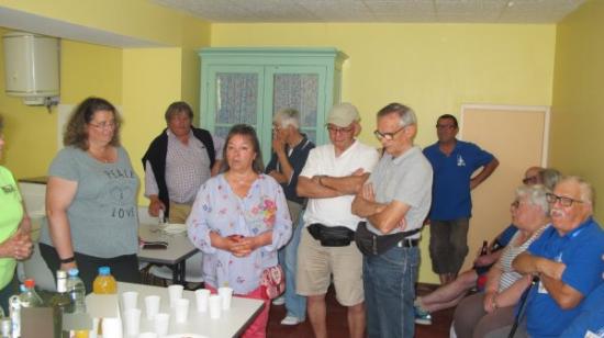 Des memres de l'Association de pêche et des modélistes