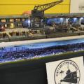 Diorama d'un sous marin en calle sèche
