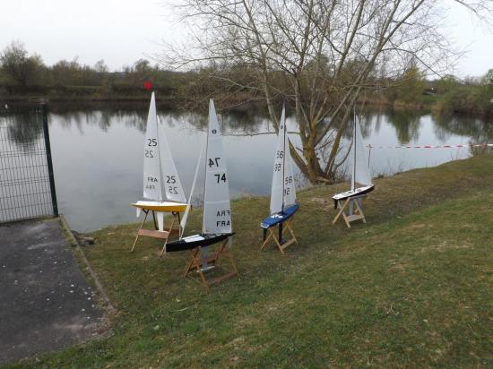 En attente de la mise à l'eau