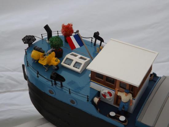 Détail de la cabine d'Altaïr - automoteur type Freycinet