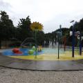 Les Fontaines avant d'arriver au plan d'eau