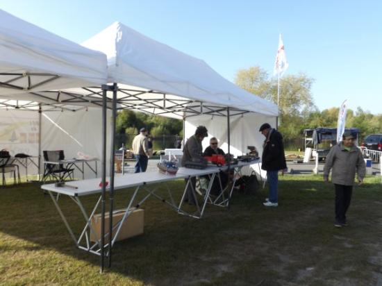 Installation des stands