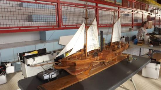 Le Gulnare construit en bois de poirier