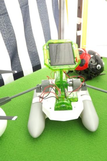 Maquette fonctionnant à l'énergie solaire