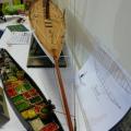 Barque à Cornet d'Amiens détails de fruits et légumes