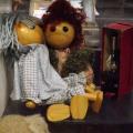 Mignon petit couple en bois