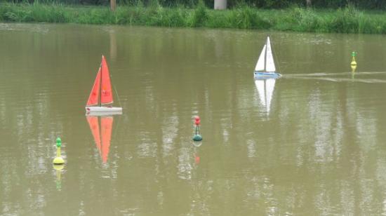 Passage de bouées de deux 