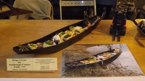 Une Barque à Cornet des Hortillonnages d'Amiens