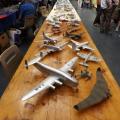 Une partie des avions des 