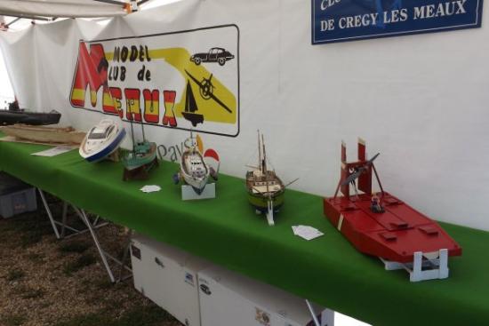 Une partie du Stand du Model Club de Meaux et du Club de Crégy les Meaux